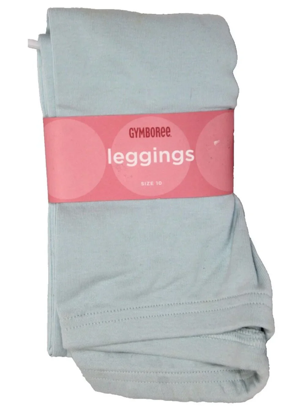 2008 Gymboree Central Park Skater Light Blue Leggings sz 10 Ice Pastel Solid